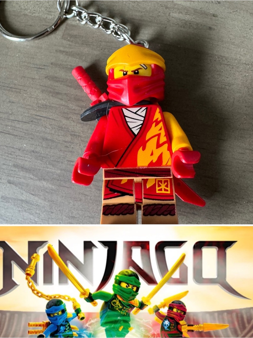 Lego Ninjago Minifigure Keychain